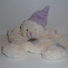 Doudou Orso Babynat Baby Nat' - Bianco Viola - Collezione I Calini, usado comprar usado  Enviando para Brazil