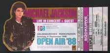 MICHAEL JACKSON Original Full Concert ticket 1988 BAD tour! RARE!, usado comprar usado  Enviando para Brazil