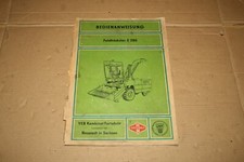 Bedienanweisung fortschritt fe gebraucht kaufen  Ruhland