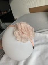 Beige fascinator headband for sale  HALESOWEN