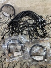 Cabo Ethernet Cat8 Patch 12” Preto S/FTP 26AWG 2GHz 40G RJ45 Qtd. 30 Uau comprar usado  Enviando para Brazil