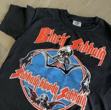 Camiseta unissex preta retrô Black Sabbath Bloody Sabbath reimpressão KH14097, usado comprar usado  Enviando para Brazil