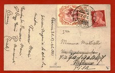 Cartolina natalizia annullo usato  Roma
