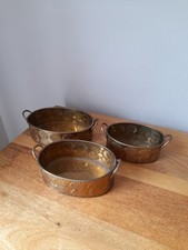 Set vintage brass for sale  CROOK