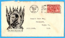 Bandeira da coroação de Toronto, Ontário - 1937 George VI cancelamento comprar usado  Enviando para Brazil