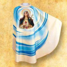 Używany, Ornat foto niebieski "Serce Maryji" na sprzedaż  PL