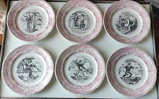 Anciennes assiettes parlantes d'occasion  Les Herbiers