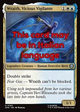 Mtg wraith vicious usato  Italia