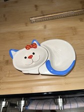 Ceramic cat food for sale  Bloomington