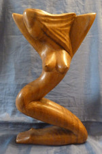 Sculpture bois femme d'occasion  France