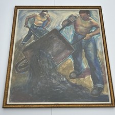 Cain painting antique for sale  San Diego