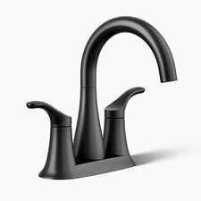 Torneira de pia de banheiro Kohler Simplice Centerset em preto fosco (27388-4-BL) comprar usado Torneira de pia de banheiro Kohler Simplice Centerset em preto fosco (27388-4-BL) comprar usado  Enviando para Brazil