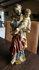 Holzfigur heiliger josef gebraucht kaufen  Pentling