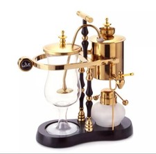Elegante filtro de sifón equilibrador para cafetera belga / doble estribo / regalo ideal segunda mano  Embacar hacia Mexico