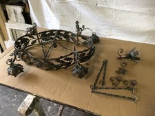 Lampadario antico ferro usato  Racconigi