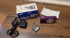 Câmera Digital Samsung DV150F 16.2MP 5x Zoom Óptico Roxa LCD Dupla Leia, usado comprar usado  Enviando para Brazil