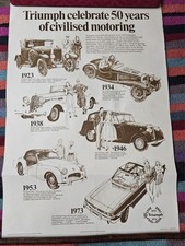 triumph advert for sale triumph advert for sale MIRFIELD