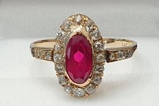 Rubin diamant ring gebraucht kaufen  München