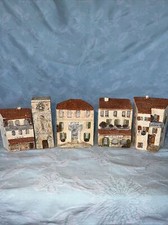 Plaster miniature buildings d'occasion  Expédié en Belgium
