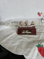Glass ship bottle for sale  WESTBURY
