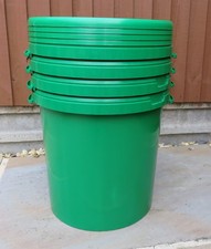 Green plastic buckets for sale  SWADLINCOTE