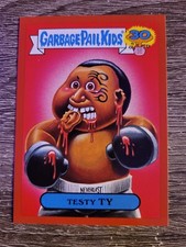 2015 Garbage Pail Kids 30th Anniversary 80s Testy Ty Red Border GPK na sprzedaż  Wysyłka do Poland