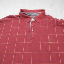 Camisa polo masculina vermelha manga longa Tommy Hilfiger com botões Preppy comprar usado  Enviando para Brazil