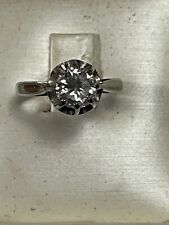 Bague blanc diamant d'occasion  Castanet-Tolosan