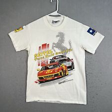 Camiseta masculina branca pequena adulta Ferrari 348 Grand Prix Racing vintage anos 90, usado comprar usado  Enviando para Brazil