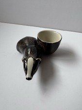 Badger ceramic egg for sale  CATERHAM