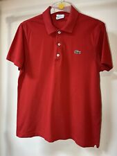 Lacoste shirt rosso usato  Asti