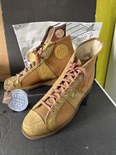 Tênis vintage 1938 EUA KEDS BIKE lona bronzeada e borracha cano alto não usado comprar usado  Enviando para Brazil