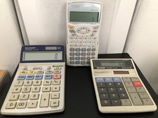Sharp calculators. working for sale  SHEFFIELD