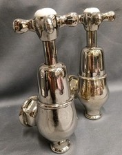 Nickel globe taps for sale  UK