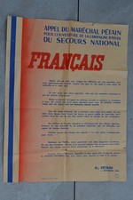 Affiche secours national d'occasion  Rabastens