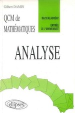 Qcm mathematiques analyse d'occasion  France