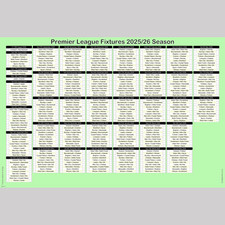League Fixtures for sale  READING