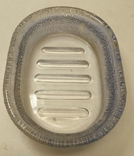 Usado, Saboneteira de vidro vintage transparente 5"X4"X1" comprar usado  Enviando para Brazil