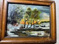 Antique winter landscape for sale  Langhorne