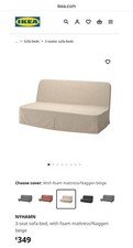 Ikea nyhamn seater for sale  LONDON