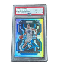 Franz Wagner autografado 2021 Silver Prizm cartão de novato autografado Orlando Magic PSA 10, usado comprar usado  Enviando para Brazil