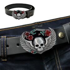 Gotik ledergürtel skull gebraucht kaufen  Neukirchen