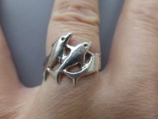 Bague dauphins argent d'occasion  Annecy
