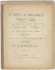 Giuseppe tartini art d'occasion  Expédié en Belgium