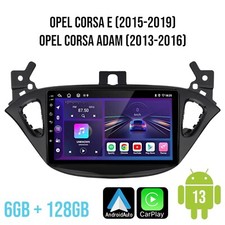 9" Autoradio Opel Corsa E Adam CarPlay WIFI Android 13 GPS Navi 6+128GB | XT596 comprar usado  Enviando para Brazil