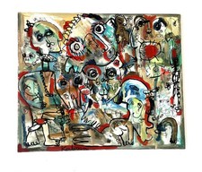 Toile lin 55x46 d'occasion  Bonnieux