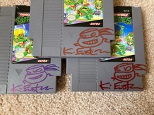 Kevin Eastman autografado esboço Teenage Mutant Ninja Turtles TMNT Nintendo NES comprar usado  Enviando para Brazil