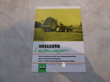 Prospekt hagedorn ladewagen gebraucht kaufen  Weinheim