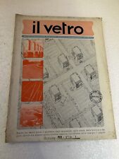 Vecchia rivista vetro usato  Trieste