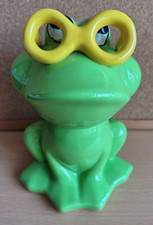 Green ceramic frog for sale  NEWCASTLE